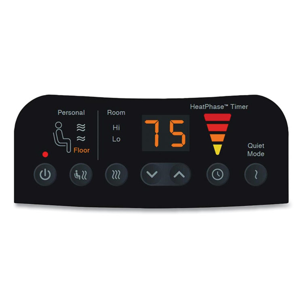 HONEYWELL ENVIRONMENTAL HCE840B Heat Genius Ceramic Portable Heater, 1,575 W, 5.6 x 10.2 x 17.3, Black
