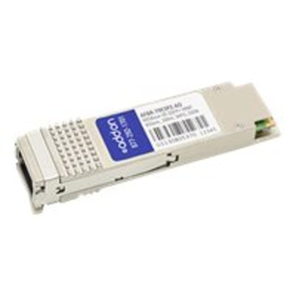 ADD-ON COMPUTER PERIPHERALS, INC. AddOn AFBR-79E3PZ-AO  - QSFP+ transceiver module (equivalent to: Avago AFBR-79E3PZ) - 40GbE - 40GBASE-SR4 - MPO multi-mode - up to 984 ft - 850 nm