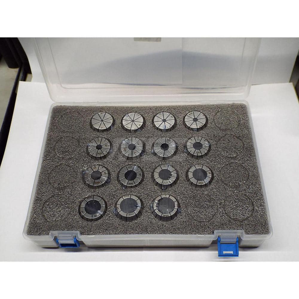 ShopForce CP102 Collet Set: 15 Pc, Series ER40, 1" Capacity