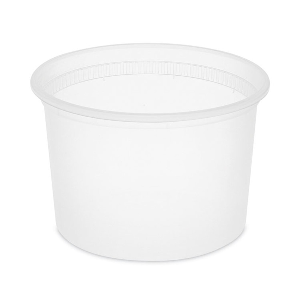 PACTIV EVERGREEN CORPORATION L6064 Newspring DELItainer Microwavable Container, 64 oz, 4.5 x 4.5 x 6.35, Natural, Plastic, 120/Carton