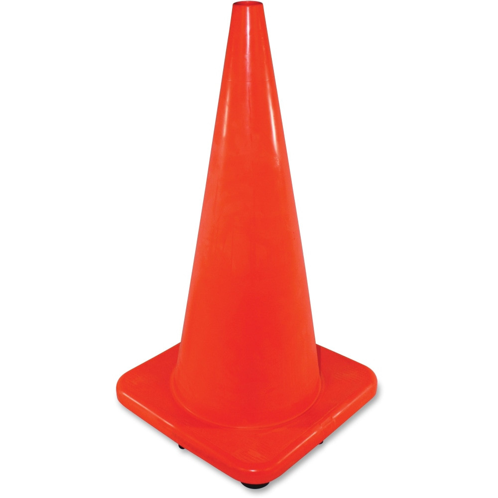 IMPACT PRODUCTS INC. 7309CT Impact Slim Safety Cone - 51.7in Width x 28in Height - Cone Shape - Rugged - Orange - 6 / Carton