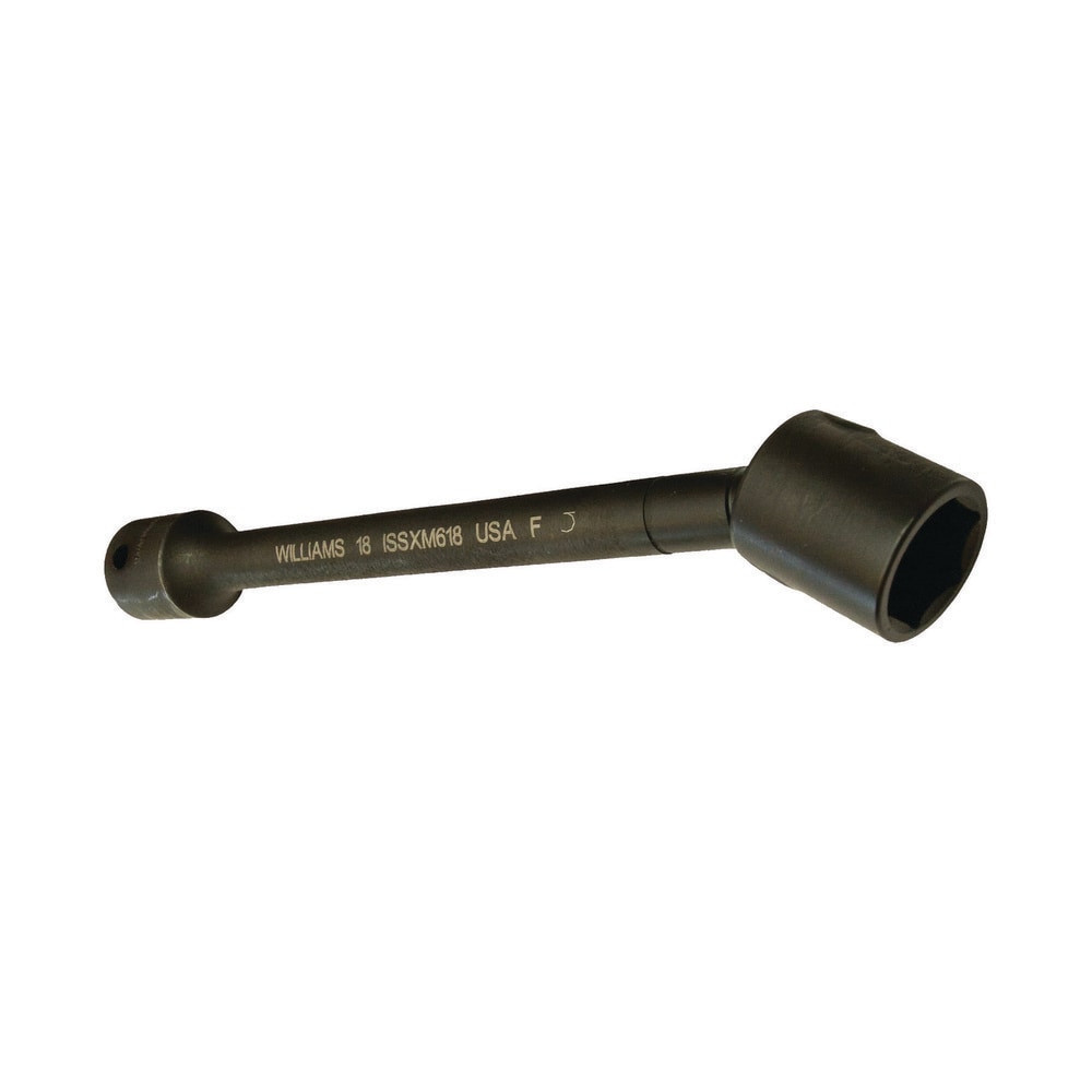 Williams ISSX624MOD Socket Extensions; Extension Type: Non-Impact ; Drive Size: 1/2 (Inch); Finish: Oxide ; Overall Length (Inch): 6.88 ; Overall Length (mm): 175 ; Material: Steel