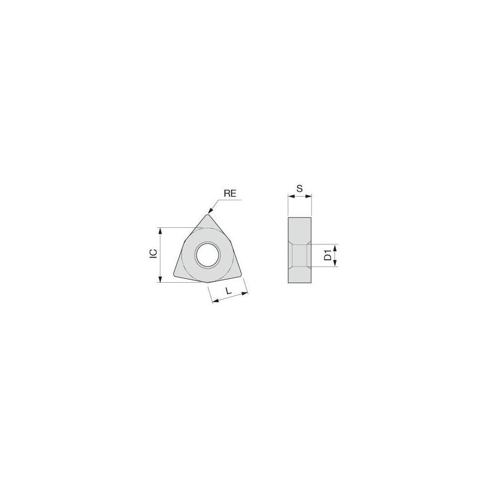 Tungaloy 6785864 Turning Insert: WNMG432ASW T9235, Solid Carbide