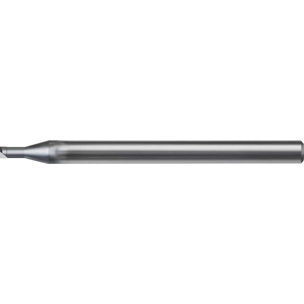 US Union Tool 2824106 Corner Radius End Mill: 1.00 mm Dia, 0.50 mm LOC, 0 deg Helix, UDC Coated, Corner Radius End, Centercutting Series UDCLRS