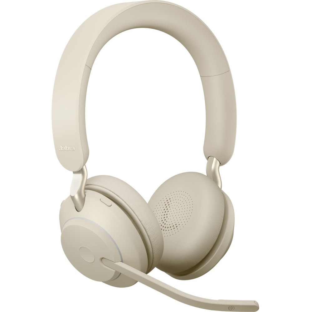 GN AUDIO USA INC. Jabra 26599-989-998  Evolve2 65 Headset - Stereo - USB Type A - Wireless - Bluetooth - Over-the-head - Binaural - Supra-aural - Beige