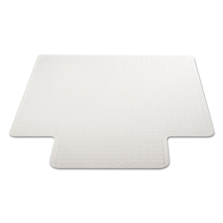 DEFLECTO CORPORATION CM13113 DuraMat Moderate Use Chair Mat for Low Pile Carpeted Floors, Rectangular with Lip, Beveled Edges, 36 x 48, Clear, Ships Flat