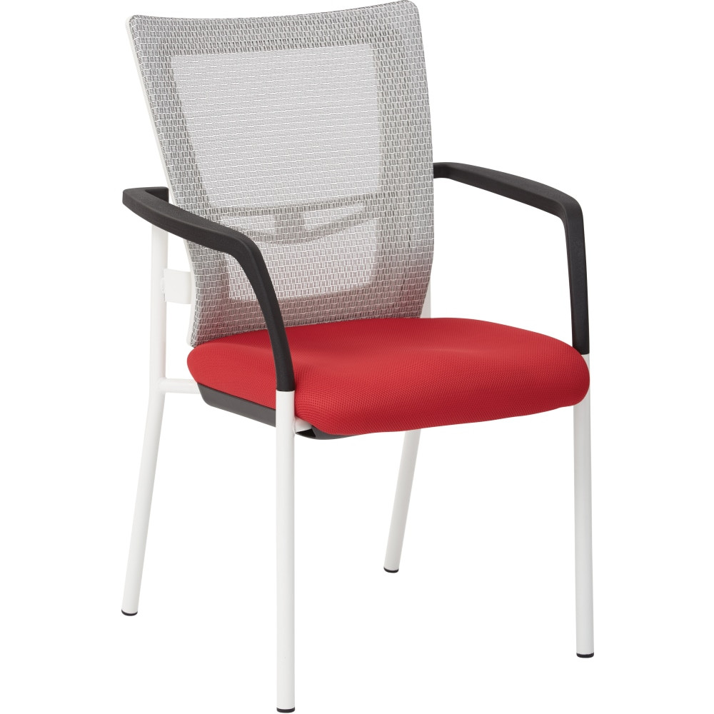 OFFICE STAR PRODUCTS Office Star 8810W-9  Low-Back Mesh Visitors Chair, Red