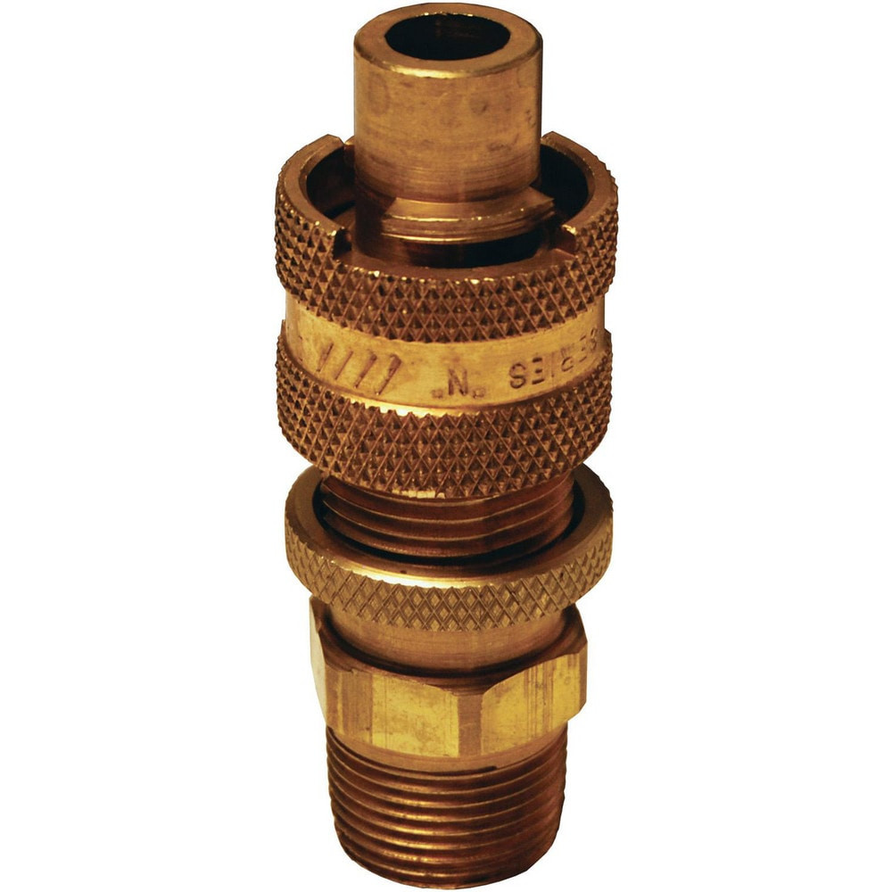 Dixon Valve & Coupling N4M6-B Pneumatic Hose Fittings & Couplings; Fitting Type: Plug ; Type: Plug ; Interchange Type: Bowes ; Thread Type: NPTF ; Material: Brass ; Thread Standard: Male NPT