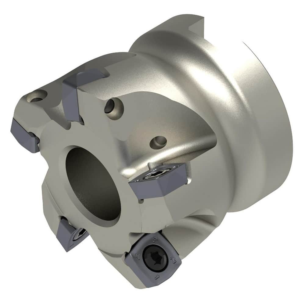 Accupro 07074107 Indexable High-Feed Face Mills; Cutting Diameter (mm): 50.80 ; Cutting Diameter (Inch): 2 ; Minimum Cutting Diameter (Decimal Inch): 2.0000 ; Maximum Depth of Cut (Decimal Inch): 0.0394 ; Arbor Hole Diameter (Decimal Inch): 0.7500