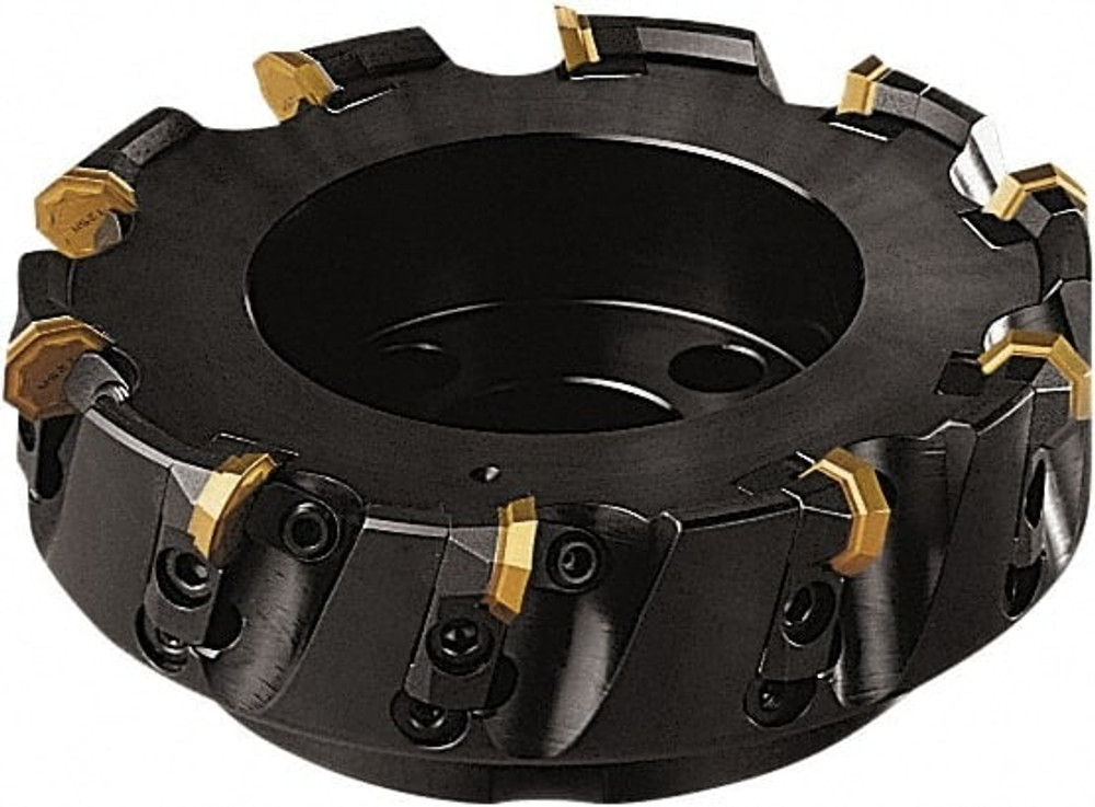 Seco 75077237 137mm Cut Diam, 40mm Arbor Hole, 5mm Max Depth of Cut, 43° Indexable Chamfer & Angle Face Mill