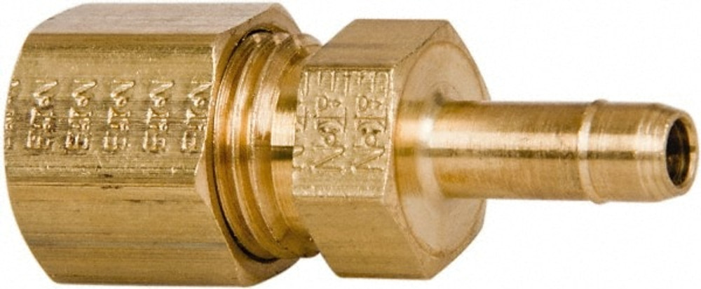 Eaton 1068X4X4 Barbed Tube Male Connector: 1/4" NPTF