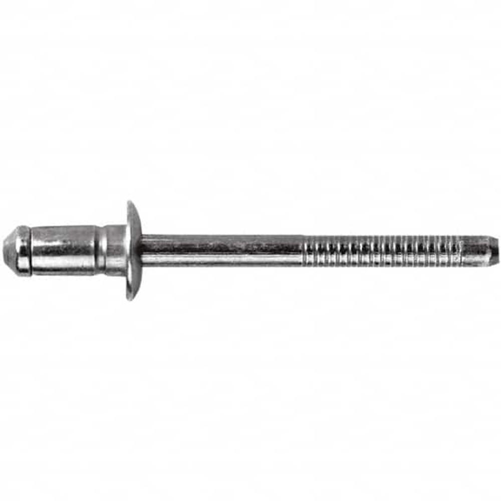 STANLEY Engineered Fastening POP0BN01-00614 Open End Blind Rivet: Size 6, Dome Head, Steel Body, Steel Mandrel