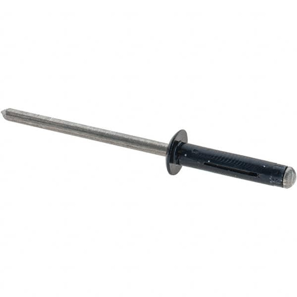 Au-Ve-Co Products 18461 Peel Blind Rivet: Large Flange Head, Aluminum Body, Steel Mandrel