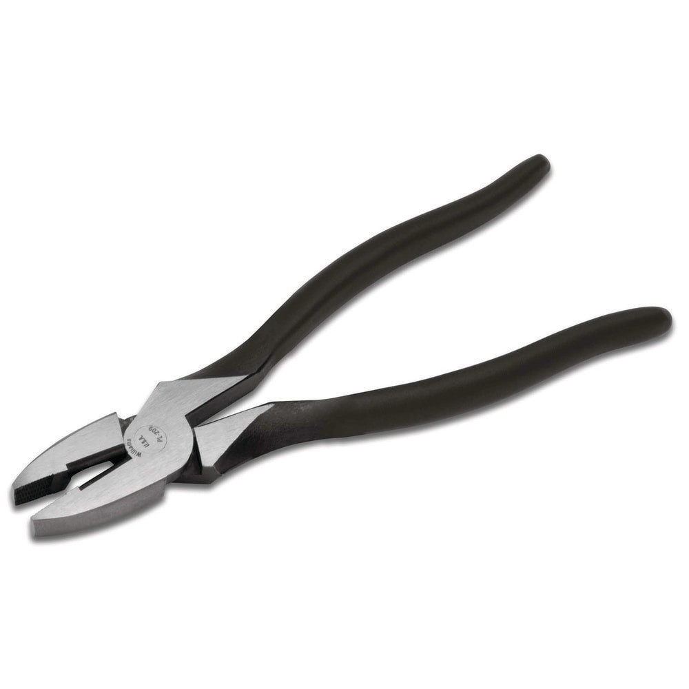 Williams PL-209 Pliers; Jaw Type: Lineman's ; Handle Color: Black ; Handle Material: Alloy Steel ; Insulated: No ; Tether Style: Not Tether Capable ; Non-sparking: No