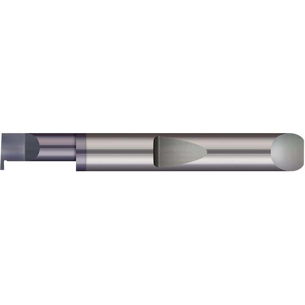 Micro 100 QRR-5586X Grooving Tools; Grooving Tool Type: Retaining Ring ; Cutting Direction: Right Hand ; Shank Diameter (Inch): 3/8 ; Overall Length (Decimal Inch): 2.5000 ; Full Radius: No ; Material: Solid Carbide