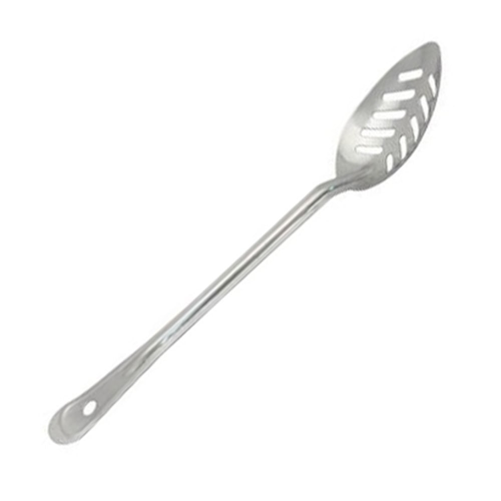 THE VOLLRATH COMPANY 46976 Vollrath Slotted Serving Spoon, 13in, Silver