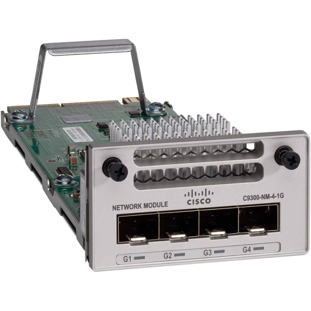 CISCO C9300-NM-4G=  Catalyst 9300 Series Network Module - Expansion module - Gigabit SFP x 4 - for Catalyst 9300