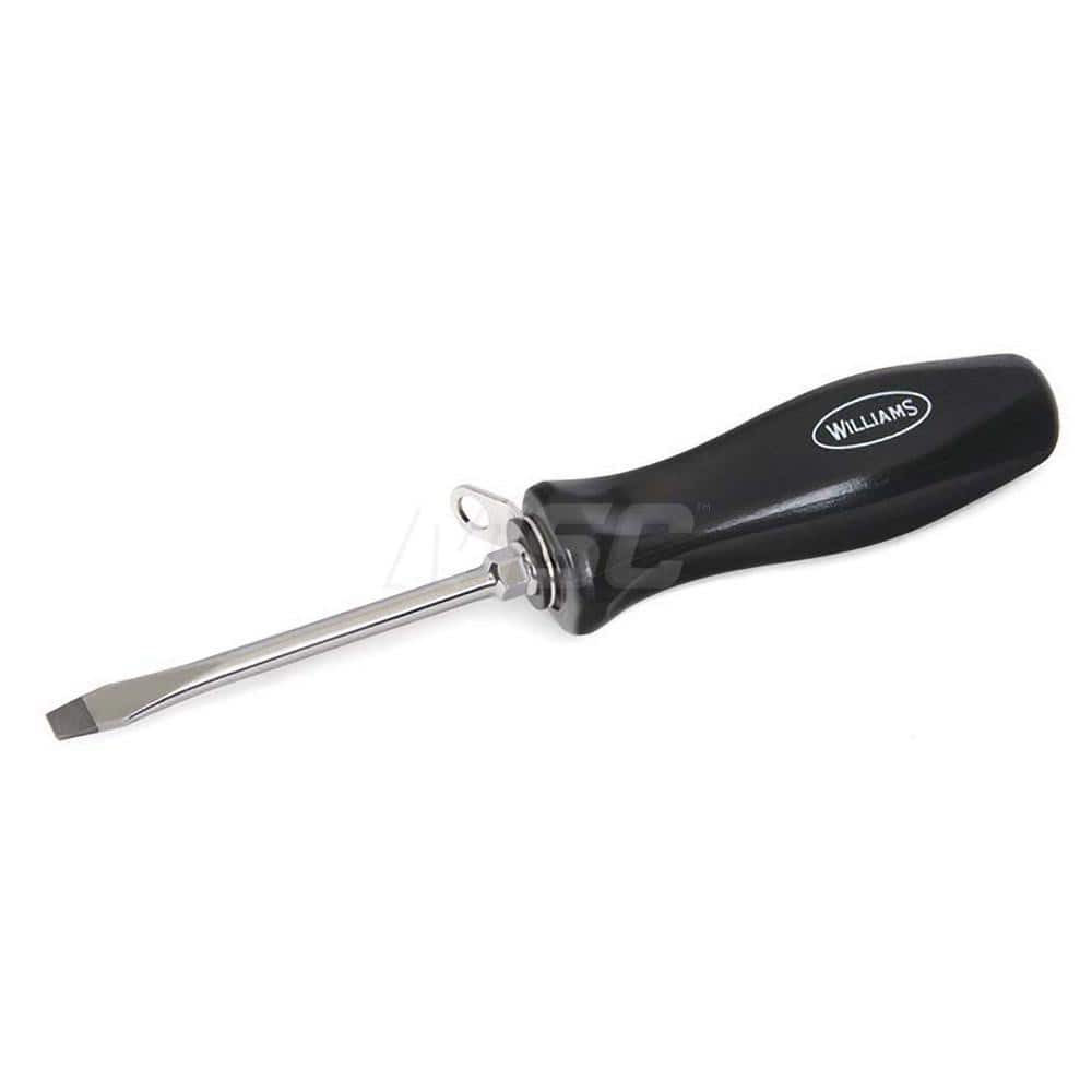 Williams SDR-26-TH Slotted Screwdriver: 10-11/16" OAL, 6" Blade Length