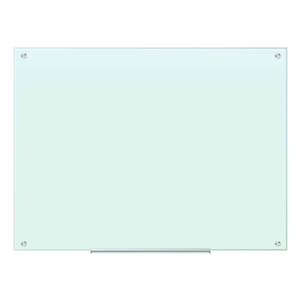 UBRANDS, LLC U Brands 121U00-01  Frameless Non-Magnetic Glass Dry-Erase Board, 48in X 36in, Frosted White (Actual Size 47in x 35in)