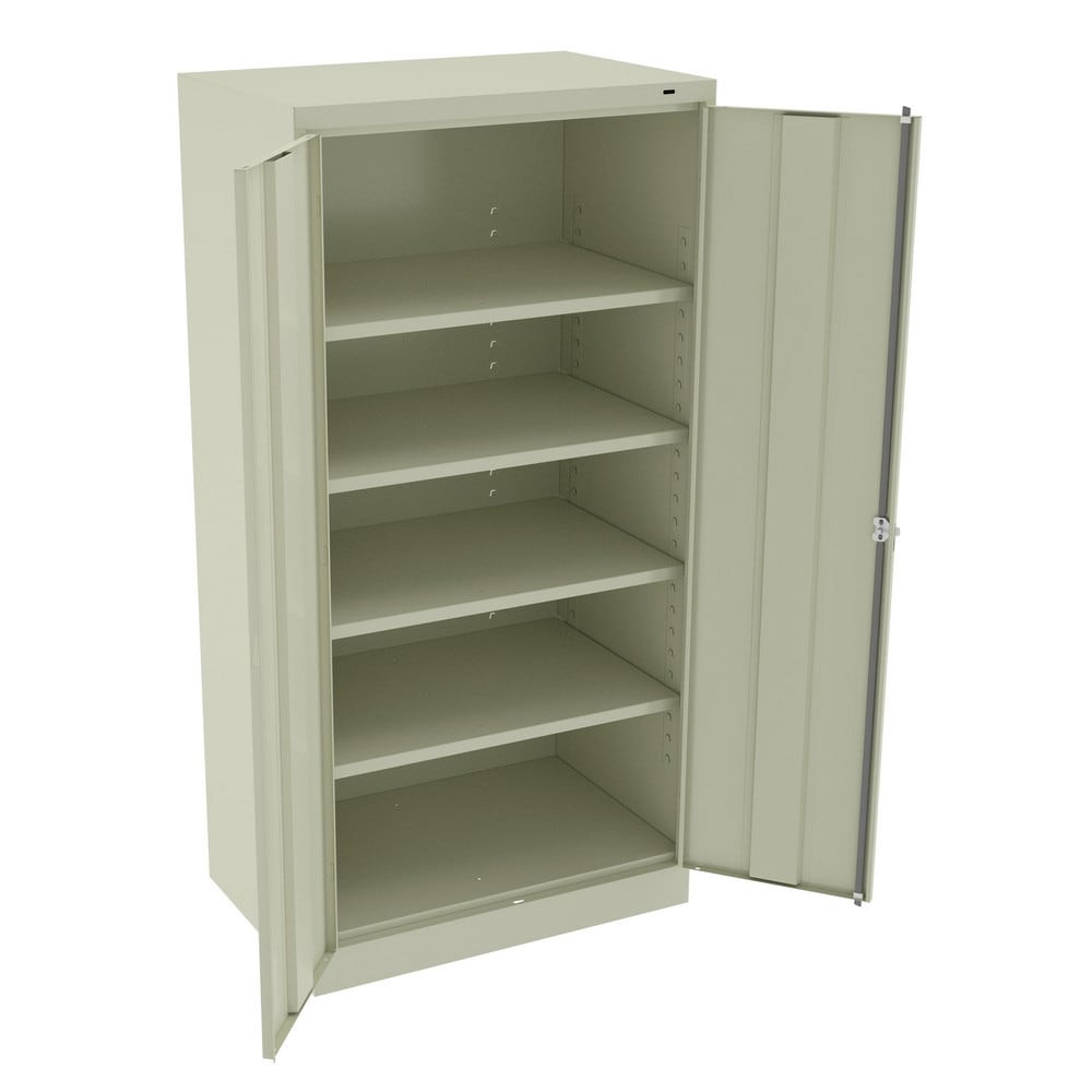 Tennsco 7224-BK Locking Steel Storage Cabinet: 36" Wide, 24" Deep, 72" High