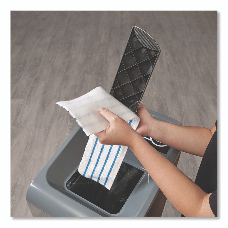 RUBBERMAID COMMERCIAL PROD. HYGEN™ Q559 BLA HYGEN Quick Connect Single-Sided Frame, 18w x 3 3/8d, Plastic, Black