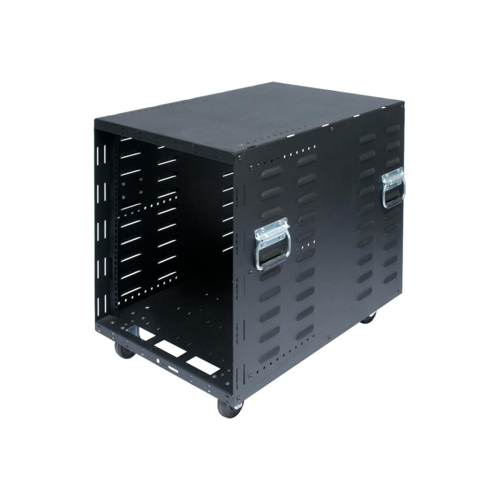 Those who purchase the 12U Portable Server Rack can opt for heavy-duty handles on the side and front and rear covers. The covers are designed with 63 percent perforation to meet the standards set forth by OEM manufacturers. Any tools and hardware necessary for assembly are included, and RackSolutions estimates construction will take approximately 20 minutes to put the server rack together.