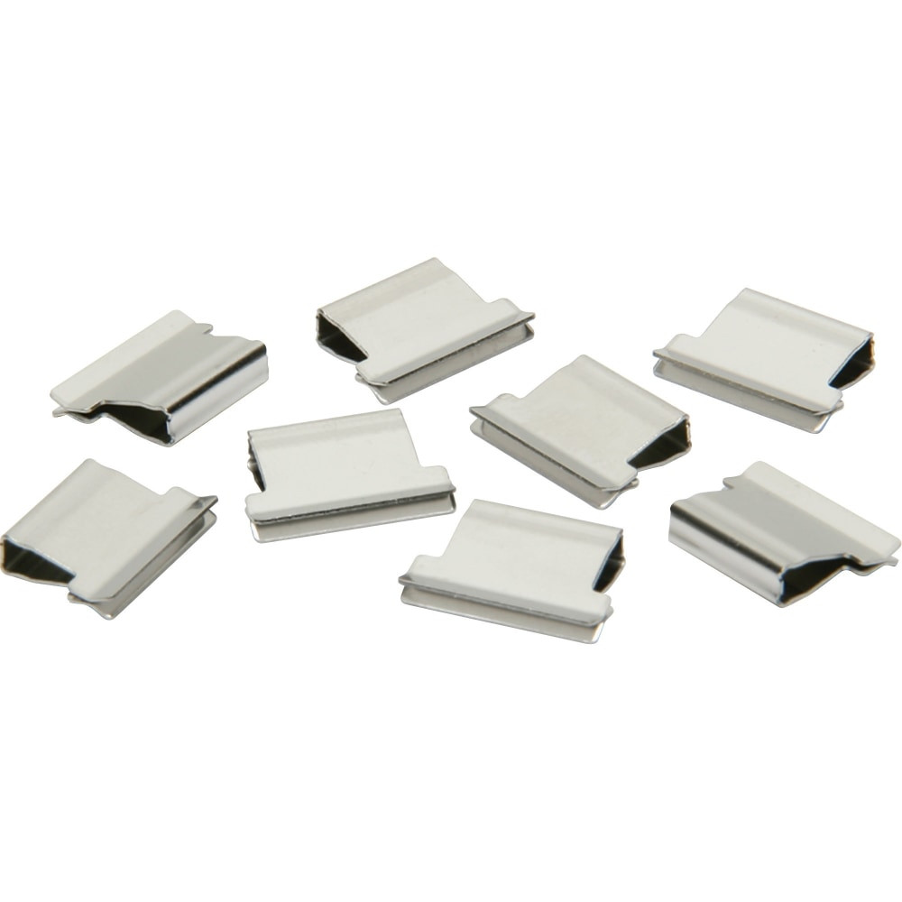 NATIONAL INDUSTRIES FOR THE BLIND 3926512 SKILCRAFT Clam Paper Clip Refills, Box Of 50, Silver (AbilityOne 7510-01 392-6512)
