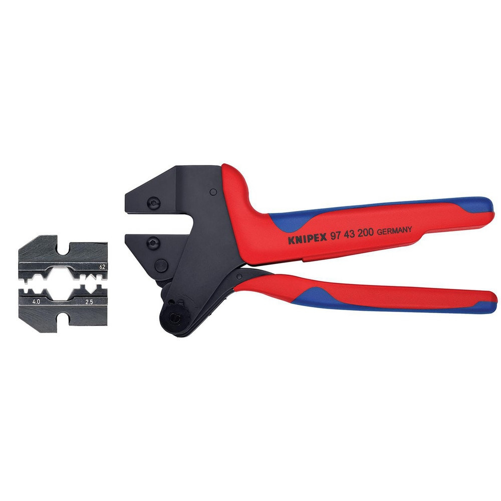 Knipex 9K 00 80 58 US Crimpers; Handle Style: Comfort Grip ; Crimper Type: Crimping Pliers ; Maximum Wire Gauge: 20 ; Handle Material: Comfort Grip ; Jaw Depth (Decimal Inch): 3.0000