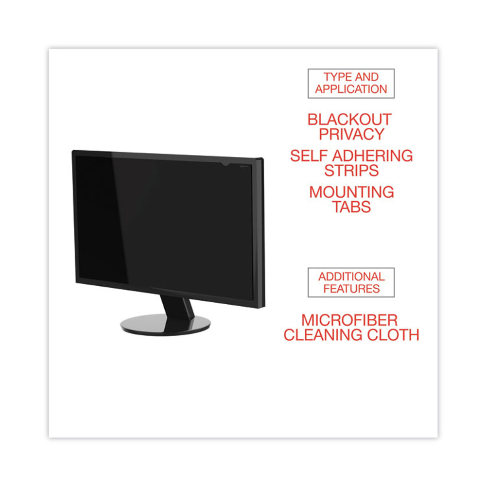 INNOVERA BLF24W9 Blackout Privacy Filter for 24" Widescreen Flat Panel Monitor, 16:9 Aspect Ratio