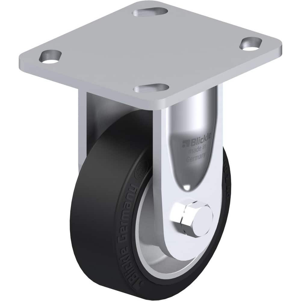 Blickle 910064 Top Plate Casters; Mount Type: Plate ; Number of Wheels: 1.000 ; Wheel Diameter (Inch): 4 ; Wheel Material: Synthetic ; Wheel Width (Inch): 1-9/16 ; Wheel Color: Natural Beige