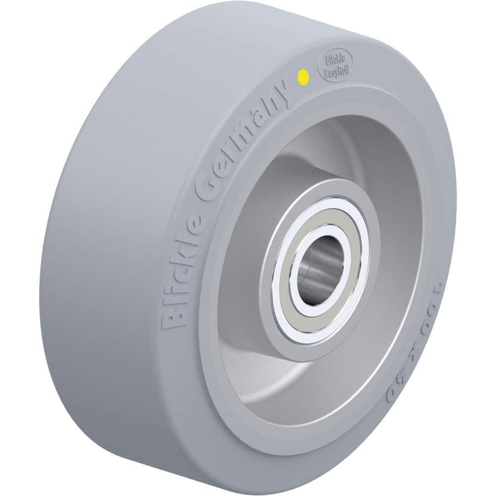 Blickle 911430 Caster Wheels; Wheel Type: Rigid; Swivel ; Load Capacity: 440 ; Bearing Type: Ball ; Wheel Core Material: Die-Cast Aluminium ; Wheel Material: Rubber ; Wheel Color: Gray