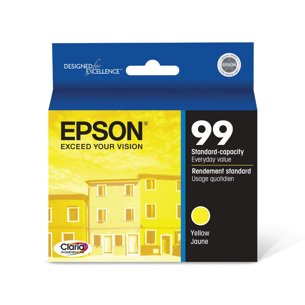 EPSON AMERICA INC. T099420-S Epson 99 Claria Yellow Ink Cartridge, T099420-S