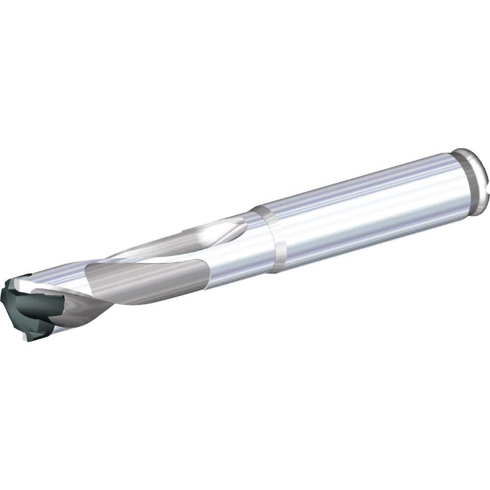 Widia 3851558 Replaceable-Tip Drill: 0.4921 to 0.5114" Dia, 1.54" Max Depth, 1/2" Cylindrical Shank