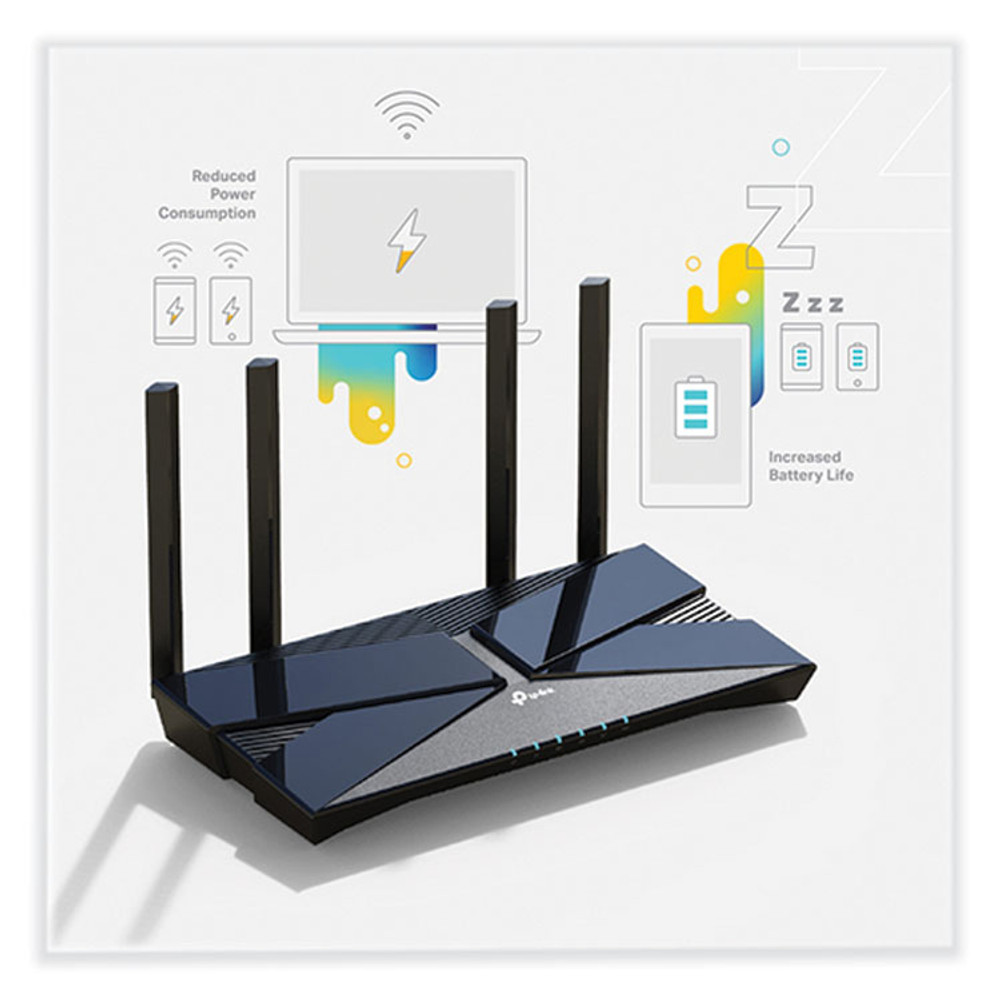 TP LINK USA TP-Link ARCHERAX1500 Archer AX1500 Wireless and Ethernet Router, 5 Ports, Dual-Band 2.4 GHz/5 GHz