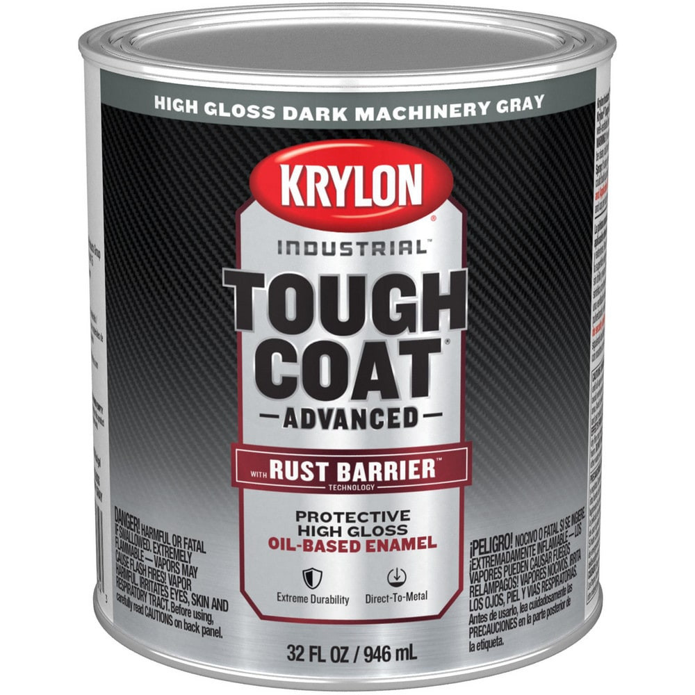 Krylon K00874008 Paints; Product Type: Rust Preventative ; Color Family: Gray ; Color: Dark Machinery Gray ; Finish: Gloss ; Applicable Material: Steel; Wood; Metal ; Indoor/Outdoor: Indoor; Outdoor