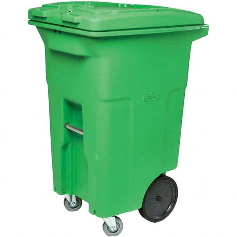 Toter ACG64-00LIM 64 Gal Rectangle Lime Green Trash Can