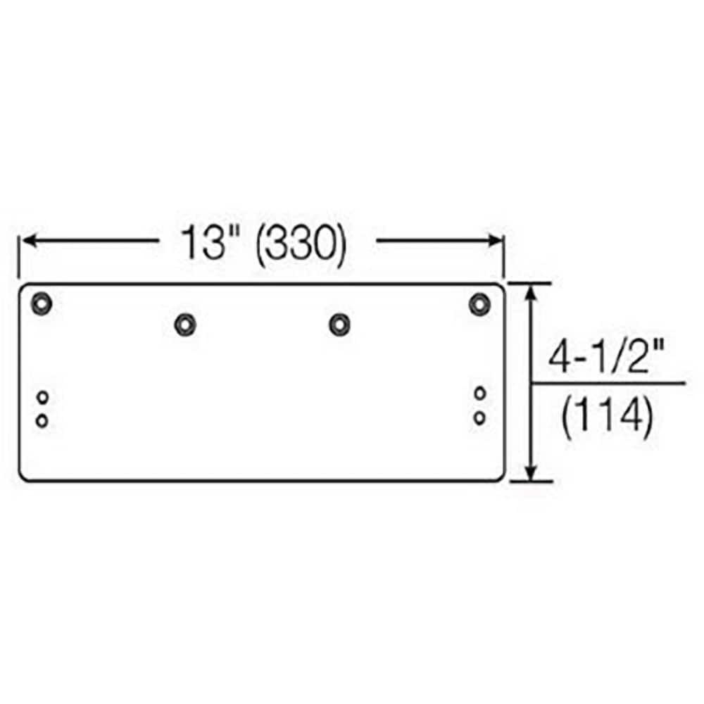 Yale 086036 Drop Plate: Use with 3000 Series Door Closers