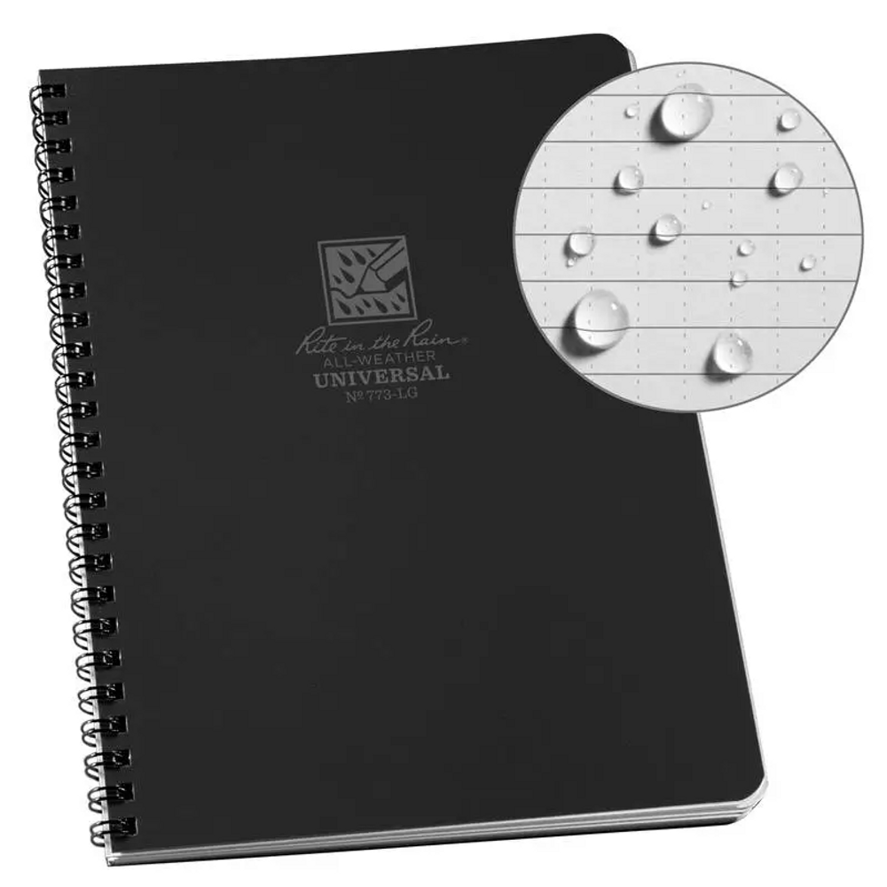 Rite in the Rain 773-LG Large Side Spiral Notebook - Universal Pattern