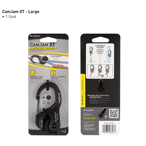 Nite-Ize NCJLA-01-R3 CamJam XT Large Aluminum Rope Tightener