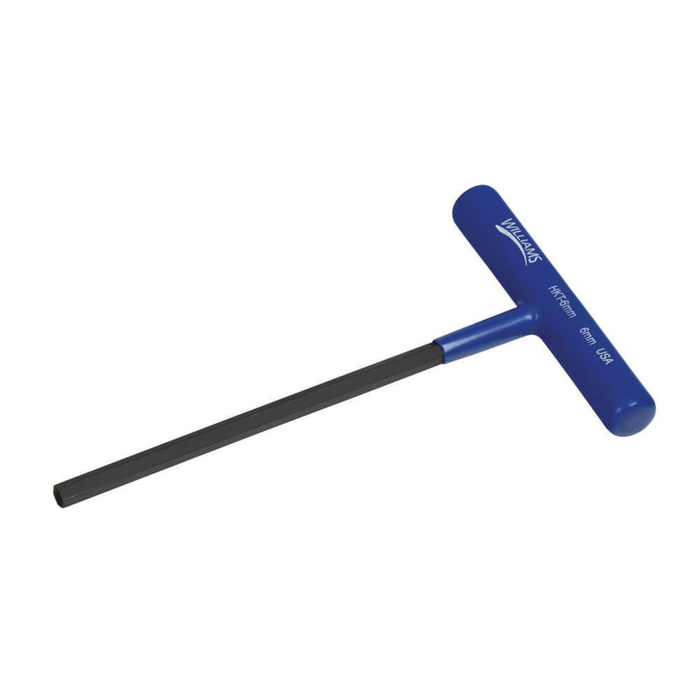 Williams HKT-8MM Hex Keys; End Type: Hex ; Arm Style: T-Handle ; Tether Style: Not Tether Capable ; Insulated: No ; Tool Type: 8mmx6" T-Key W/Cushion; Black Oxide Finish ; System Of Measurement: Inch