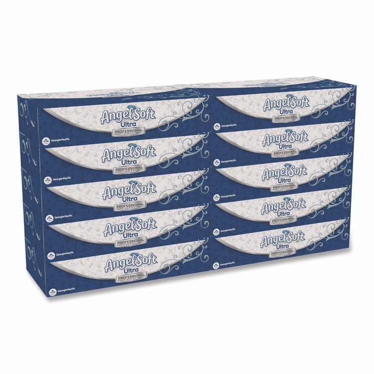 GEORGIA PACIFIC Angel Soft® 4836014 ps Ultra Facial Tissue, 2-Ply, White, 125 Sheets/Box, 10 Boxes/Carton
