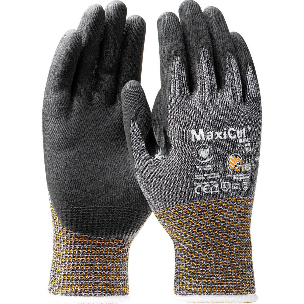 ATG 44-5745E/XS Cut & Puncture Resistant Gloves; Glove Type: Cut-Resistant ; Coating Coverage: Palm & Fingers ; Coating Material: Micro-Foam Nitrile ; Primary Material: Engineered Yarn ; Gender: Unisex ; Men's Size: X-Small