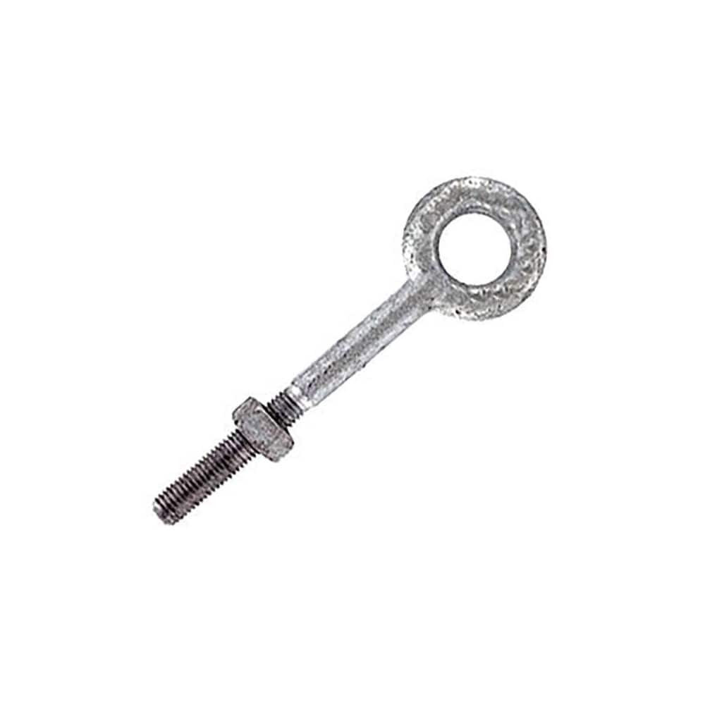 US Cargo Control NWEBSS14X2 Fixed Lifting Eye Bolt: Without Shoulder, 200 lb Capacity, 1/4 Thread, Grade 316 Stainless Steel