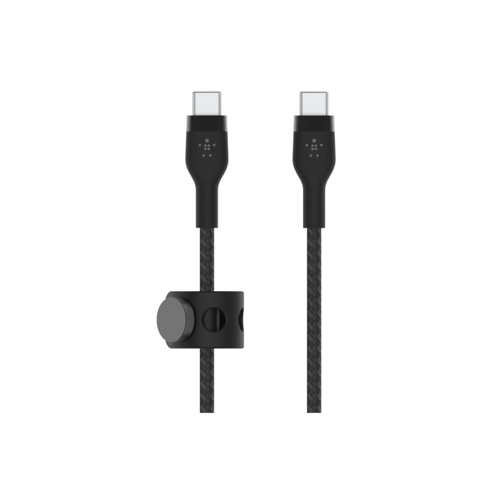 BELKIN, INC. Belkin CAB011BT2MBK  BoostCharge Pro Flex Braided USB-C To USB-C Charger Cable, 2M/6.6FT, Black
