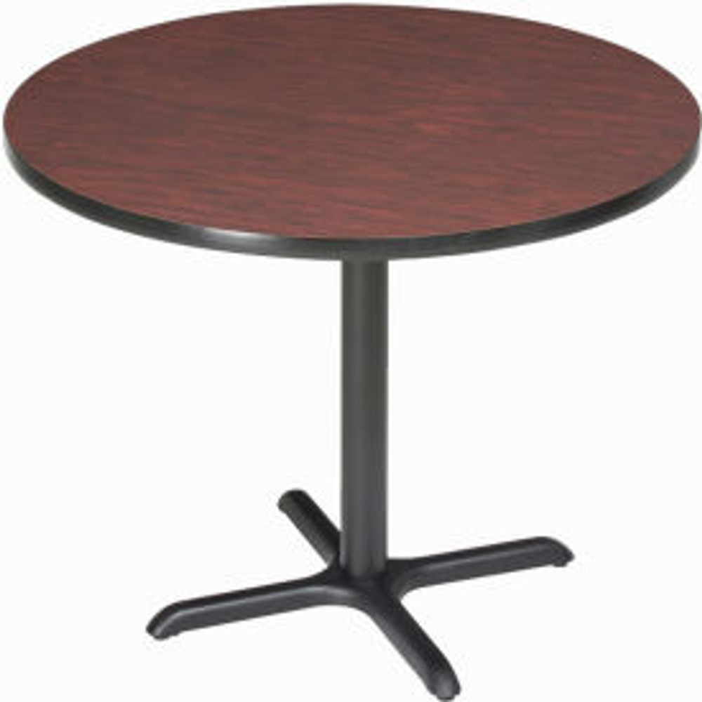 Global Industrial Interion® 42"" Round Bar Height Restaurant Table Mahogany p/n 695806MH