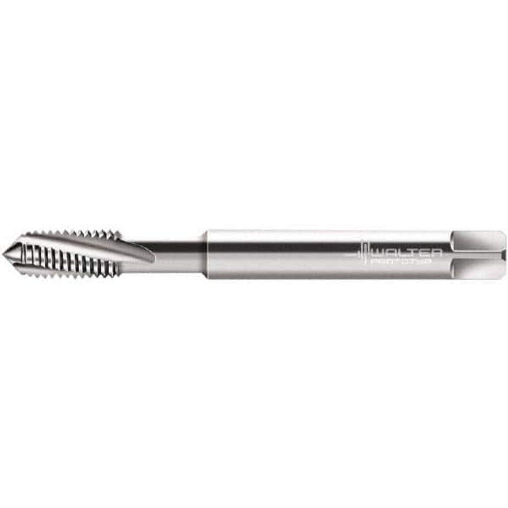 Walter-Prototyp 5077626 Spiral Flute Tap: M10 x 1.00, Metric Fine, 3 Flute, Modified Bottoming, 6HX Class of Fit, Powdered Metal, Bright/Uncoated