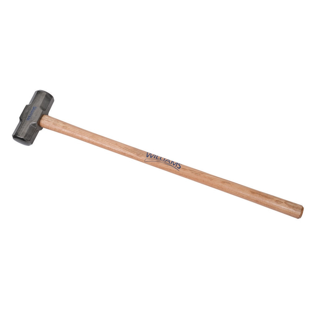 Williams SH-4A Sledge Hammers; Head Weight (Lb): 4.45 ; Head Material: Steel; Carbon Steel ; Head Weight Range: 3.0 to 5.9 Lb ; Face Diameter: 2 ; Handle Material: Wood ; Overall Length Range: 21 in and Longer