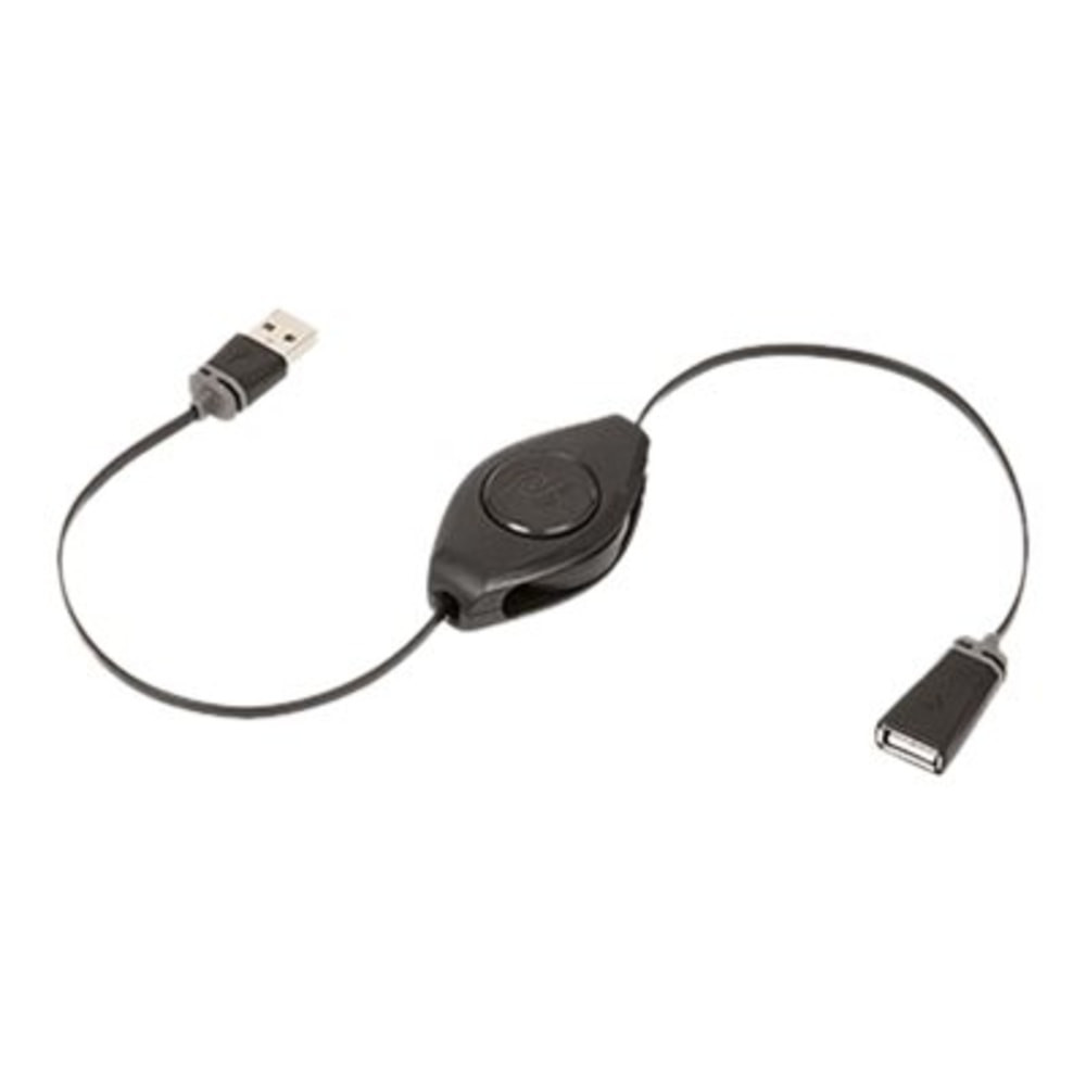 EMERGE TECHNOLOGIES, INC. ReTrak ETPRU6XT  Premier ETPRU6XT - USB extension cable - USB (M) to USB (F) - 2.1 A - 6 ft - retractable
