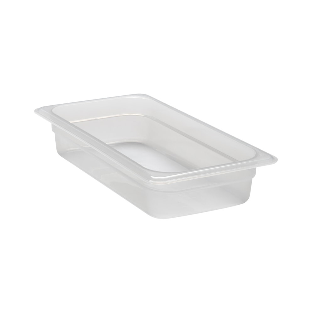 CAMBRO MFG. CO. 32PP190 Cambro Translucent GN 1/3 Food Pans, 2-1/2inH x 6-15/16inW x 12-3/4inD, Pack Of 6 Containers