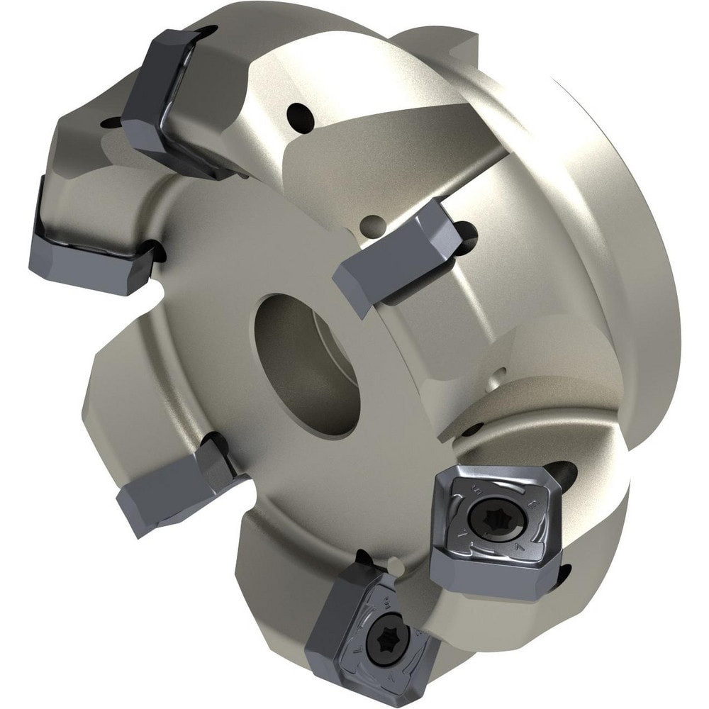 Accupro 07073927 Indexable Chamfer & Angle Face Mills; Minimum Cutting Diameter (Decimal Inch): 1.5000 ; Minimum Cutting Diameter (Inch): 1-1/2 ; Maximum Cutting Diameter (Decimal Inch): 2.0906 ; Maximum Depth of Cut (Decimal Inch): 0.2500